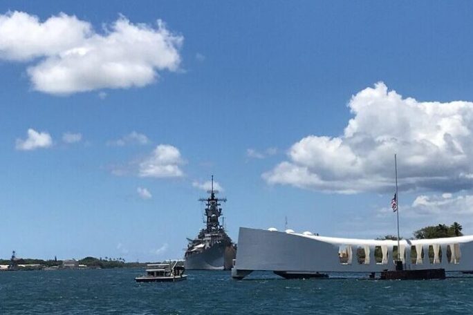 a large ship in a body of water