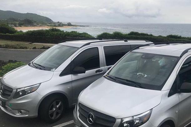 a car parked in a parking lot