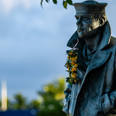 a close up of a statue of a person