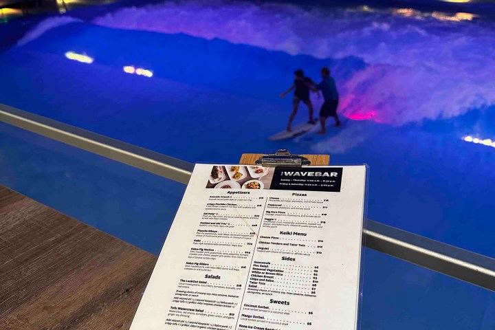 a close up of a blue background